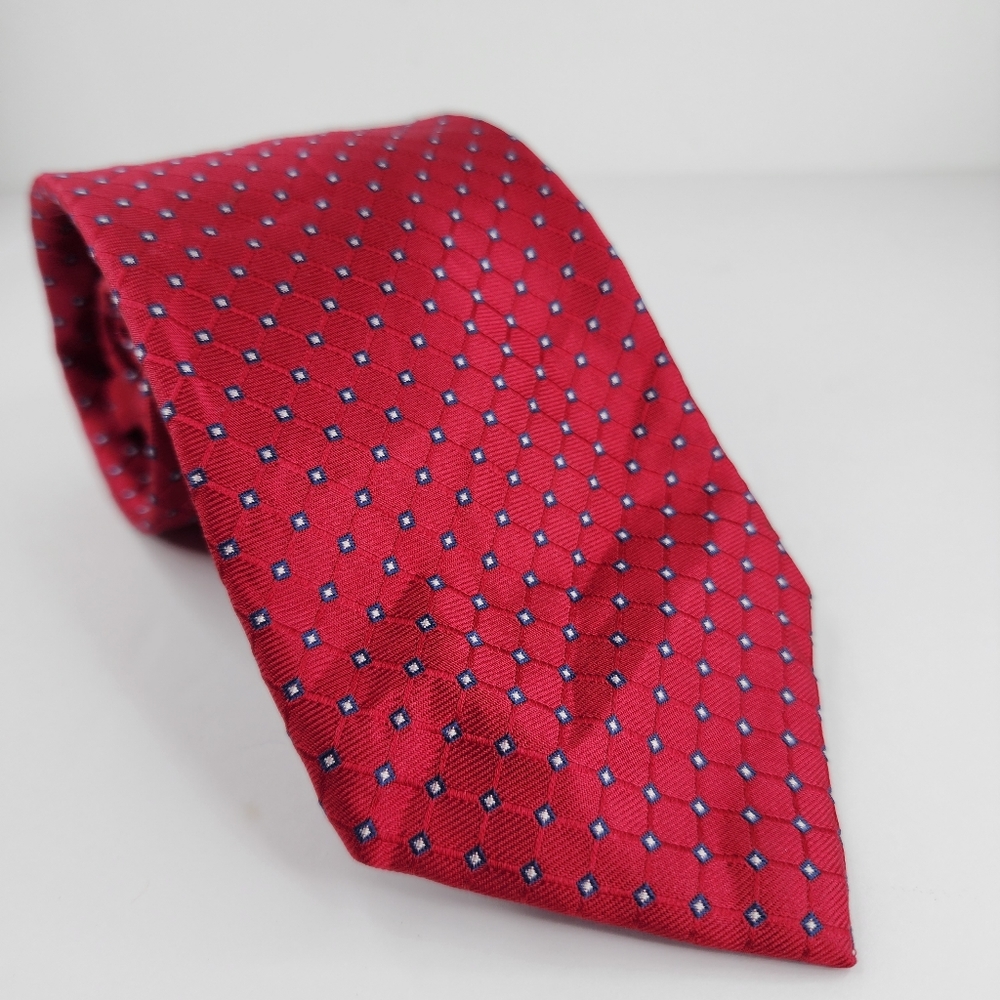 NAUTICA Red Silk Tie.